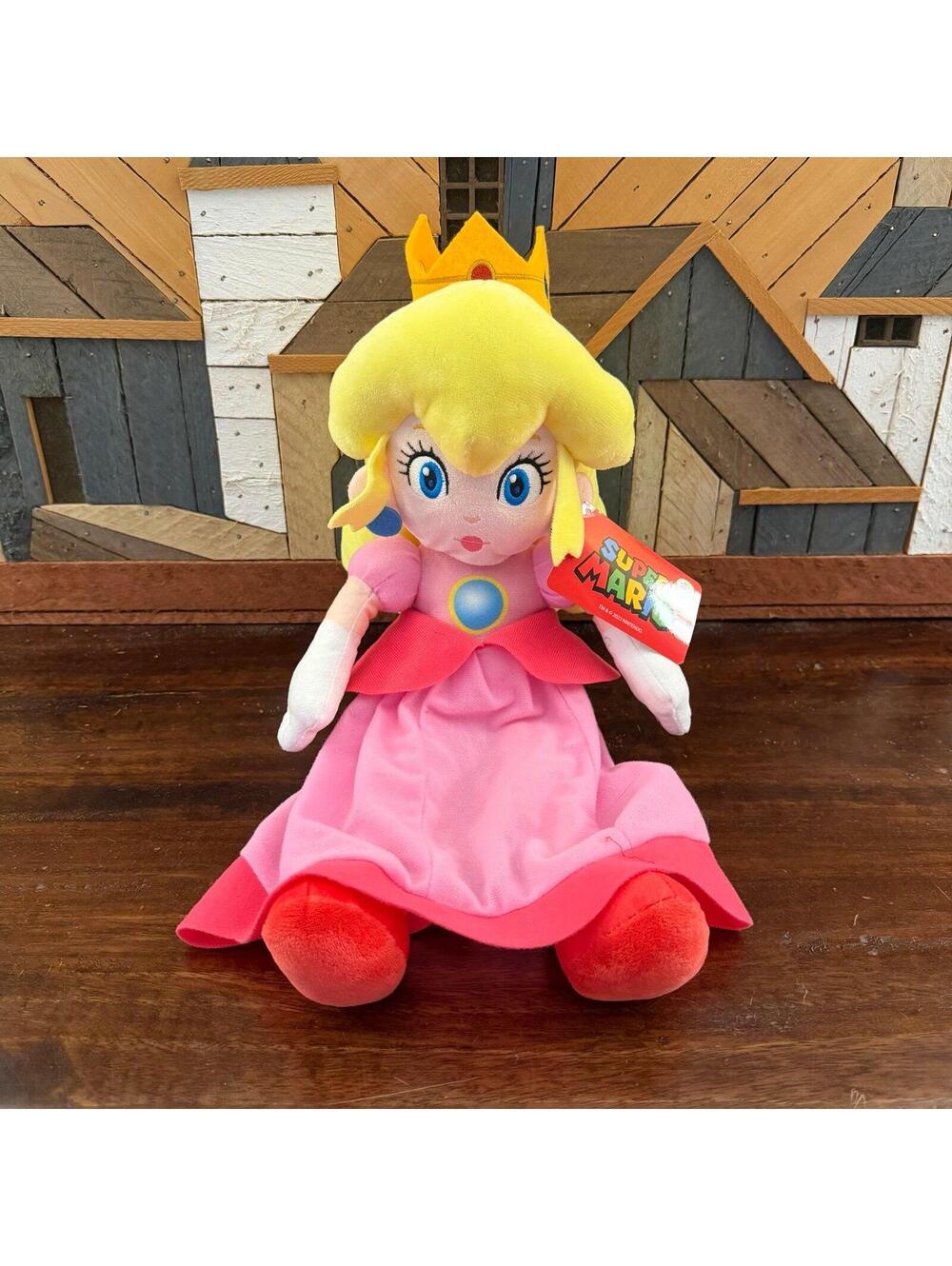 Official Nintendo Super Mario Princess Peach Plush 17" Large NWT‎